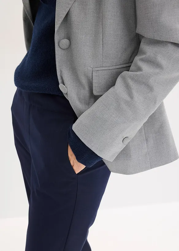 Pull on-bukse med oppbrett, bonprix
