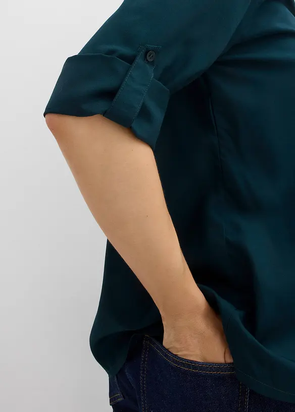 Slip on-bluse i lett viskose, bonprix