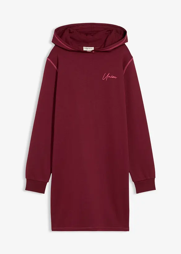 Sweatshirtkjole i bomullsmiks, bonprix