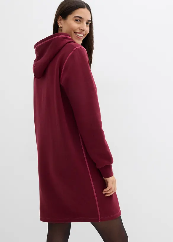 Sweatshirtkjole i bomullsmiks, bonprix