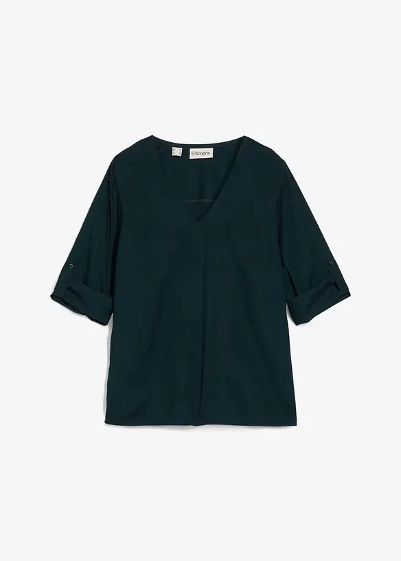 Slip on-bluse i lett viskose, bonprix