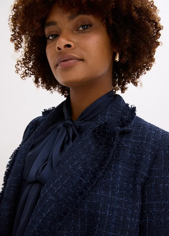 Boucléblazer med dekorative knapper, bonprix