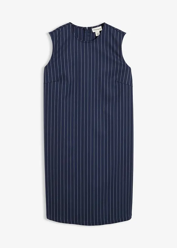 Minikjole i viskosemiks med pinstripes, bonprix