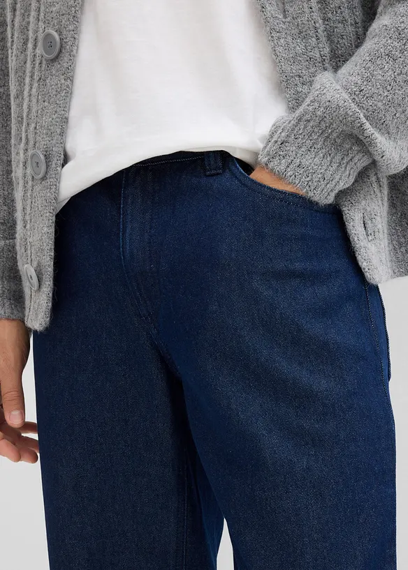 Relaxed Fit-jeans i 100% økologisk bomull, Straight, bonprix