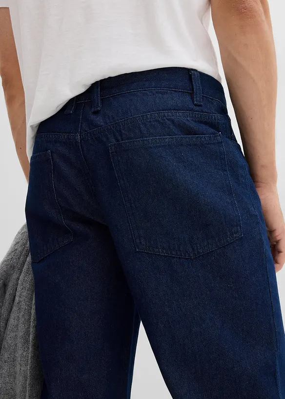 Relaxed Fit-jeans i 100% økologisk bomull, Straight, bonprix