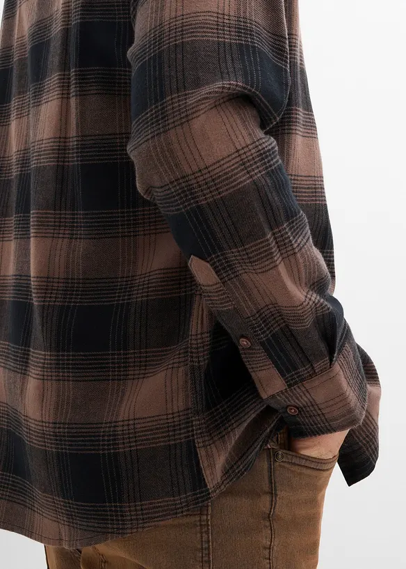 Flanellskjorte i 100% bomull, bonprix