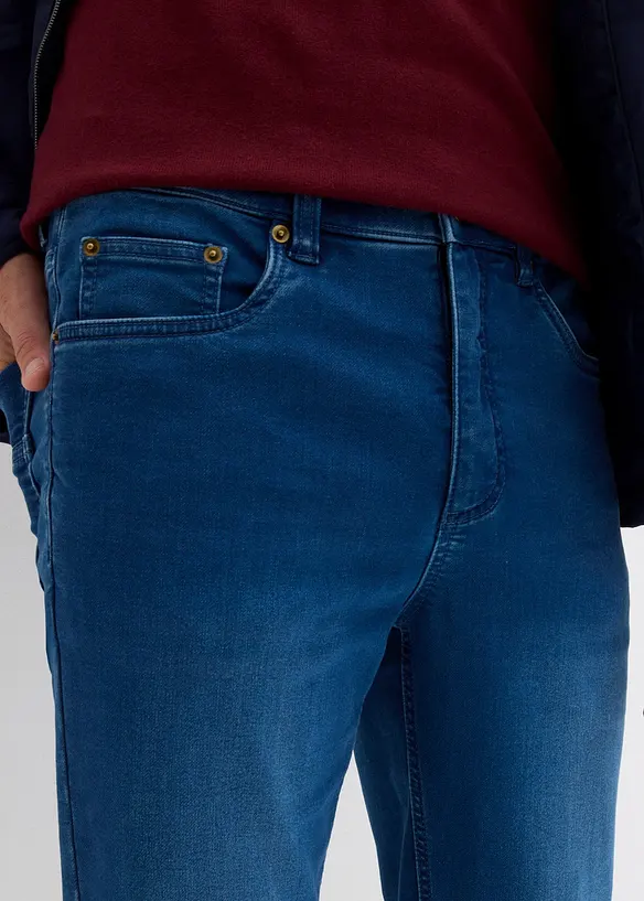 Classic Fit joggejeans med komfortlinning, Straight, bonprix