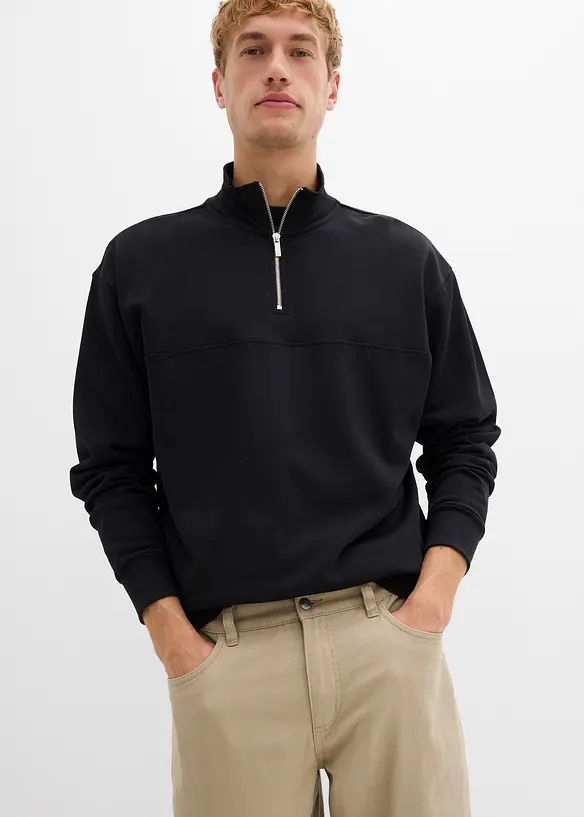 Relaxed Fit, varmende bukse med komfortlinning, Straight, bonprix