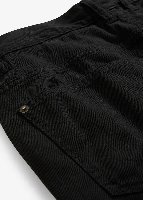 Relaxed Fit, varmende bukse med komfortlinning, Straight, bonprix