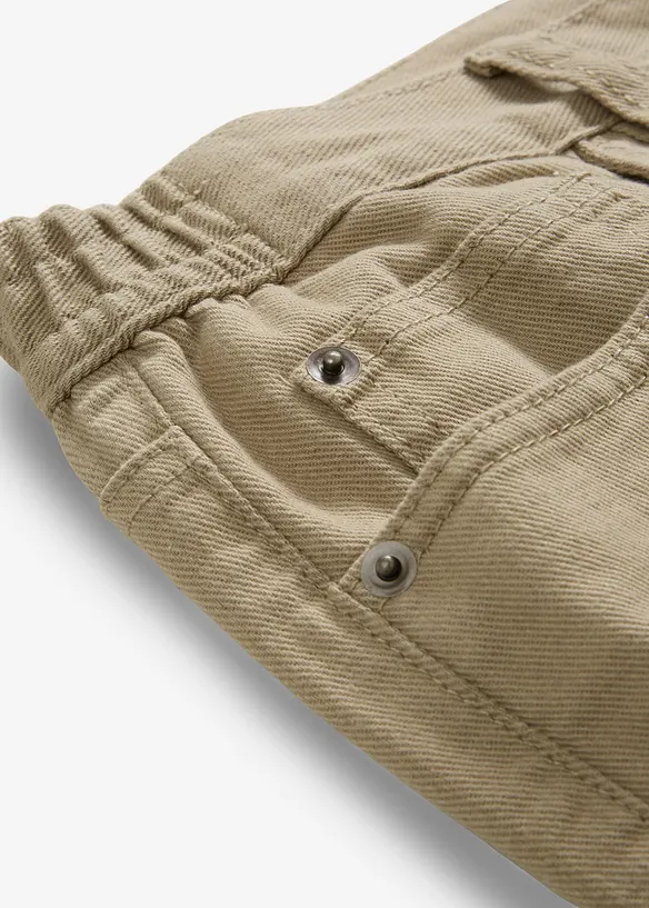 Relaxed Fit, varmende bukse med komfortlinning, Straight, bonprix