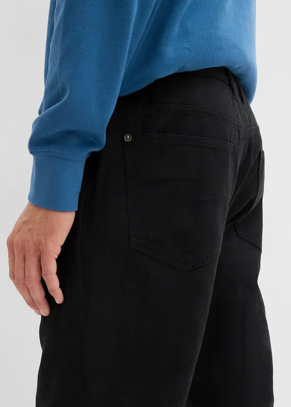 Relaxed Fit, varmende bukse med komfortlinning, Straight, bonprix
