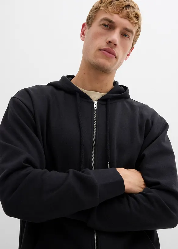 Hettejakke med bomull, Loose Fit, bonprix