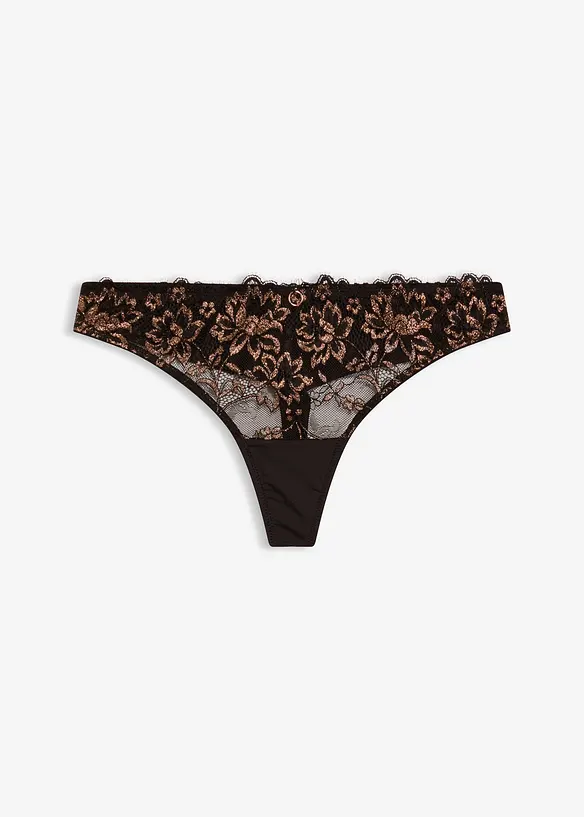 Stringtruse med glittergarn, bonprix
