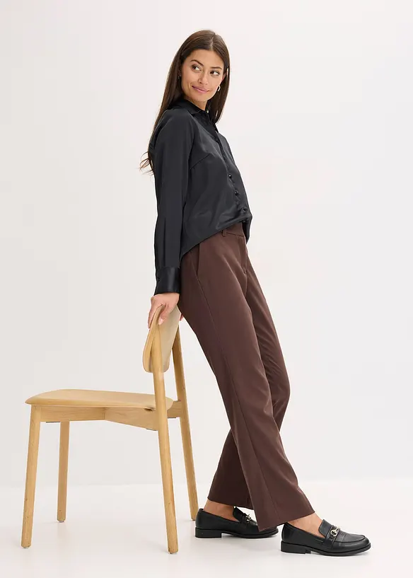Dressbukse med splitter, bonprix