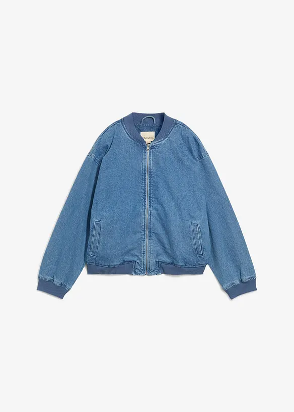 Denim bomberjakke, bonprix