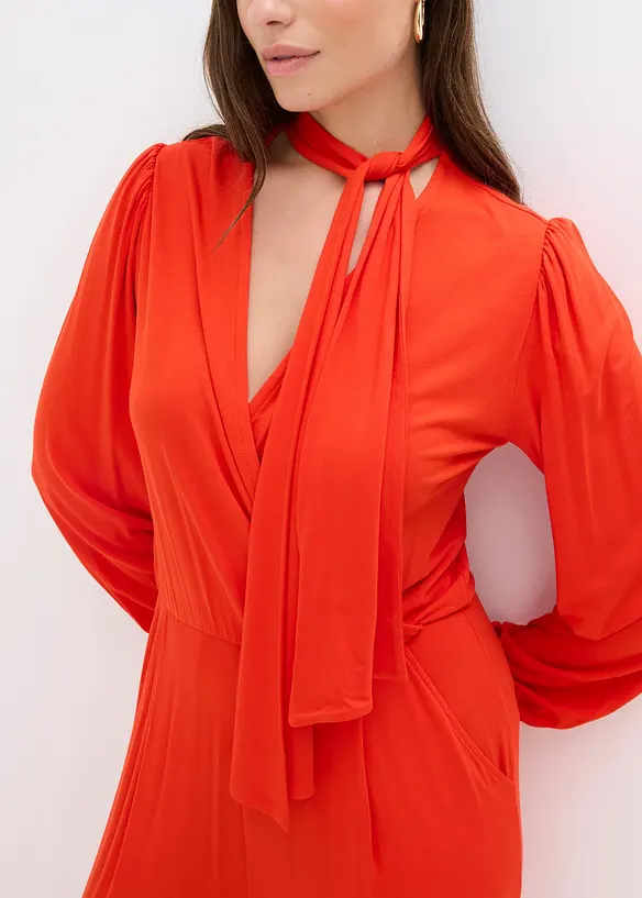 Jumpsuit i lett viskosemiks, bonprix