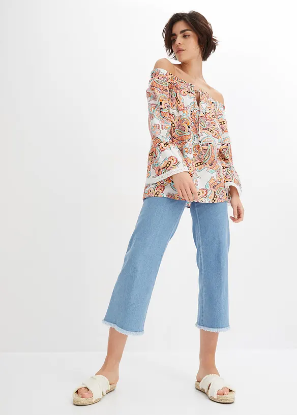 Bluse i lett viskose, bonprix