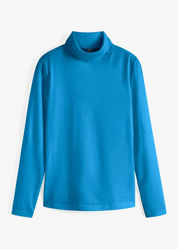 Langermet topp med økologisk bomull, bonprix