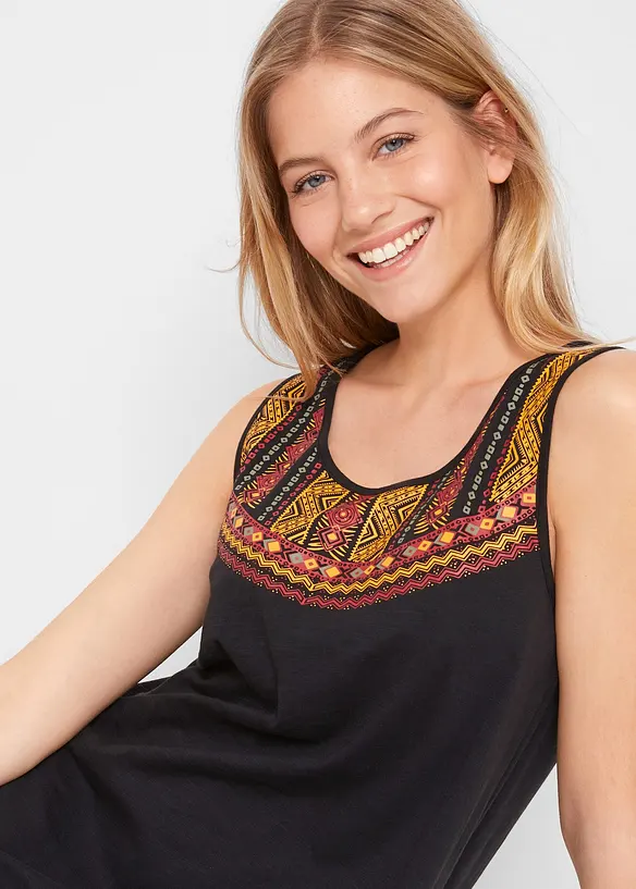 Ermeløs jerseykjole, bonprix