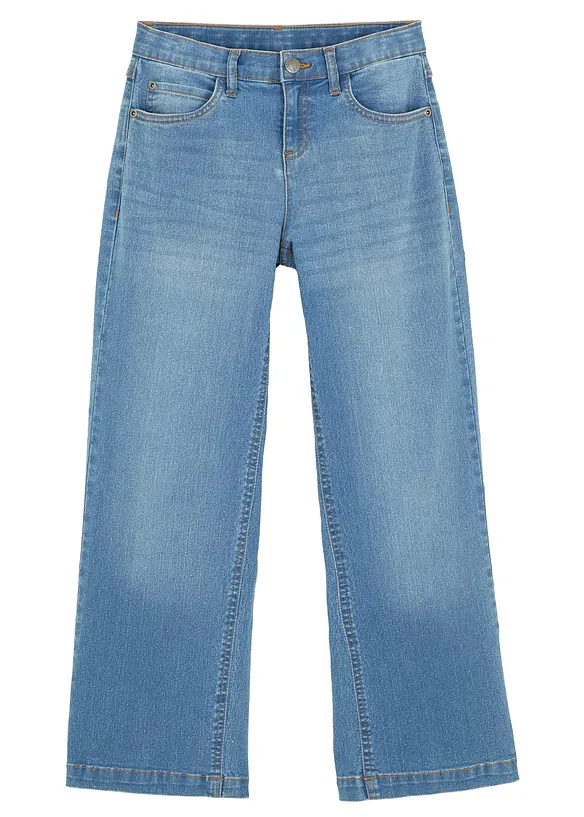 Wide-Leg-jeans Mid Waist, bonprix