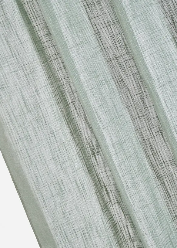 Gardiner i strukturmateriale (2-pack), bonprix