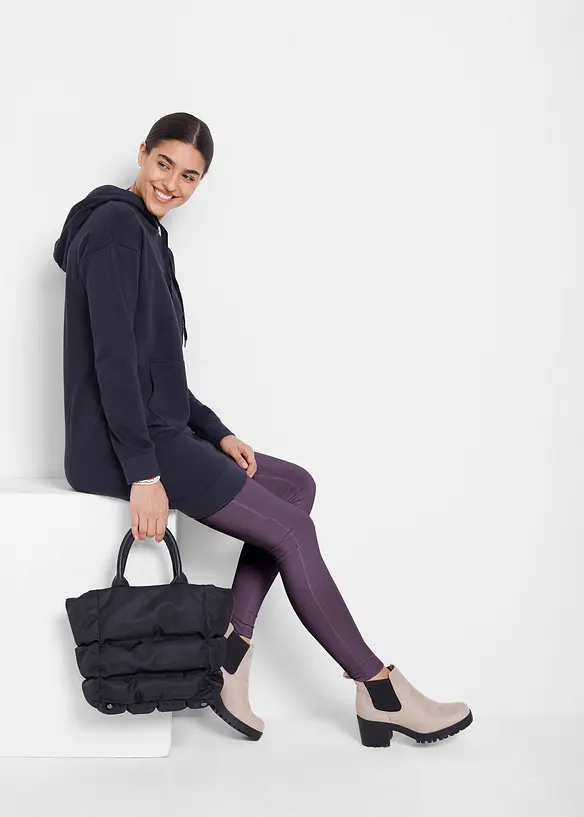 Leggings i lang modell (2-pack), bonprix