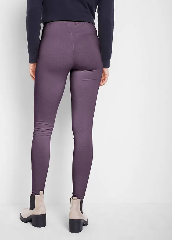 Leggings i lang modell (2-pack), bonprix