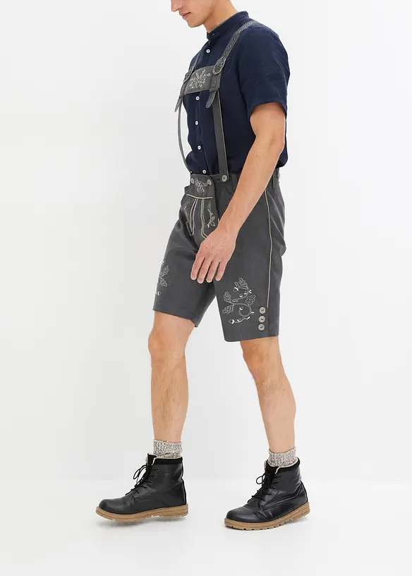 Drakt-shorts av imitert skinn, bonprix