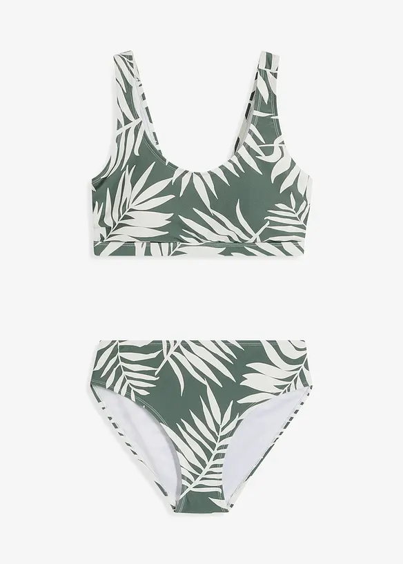 Bustier-bikini (2-delt sett) av resirkulert polyamid, bonprix