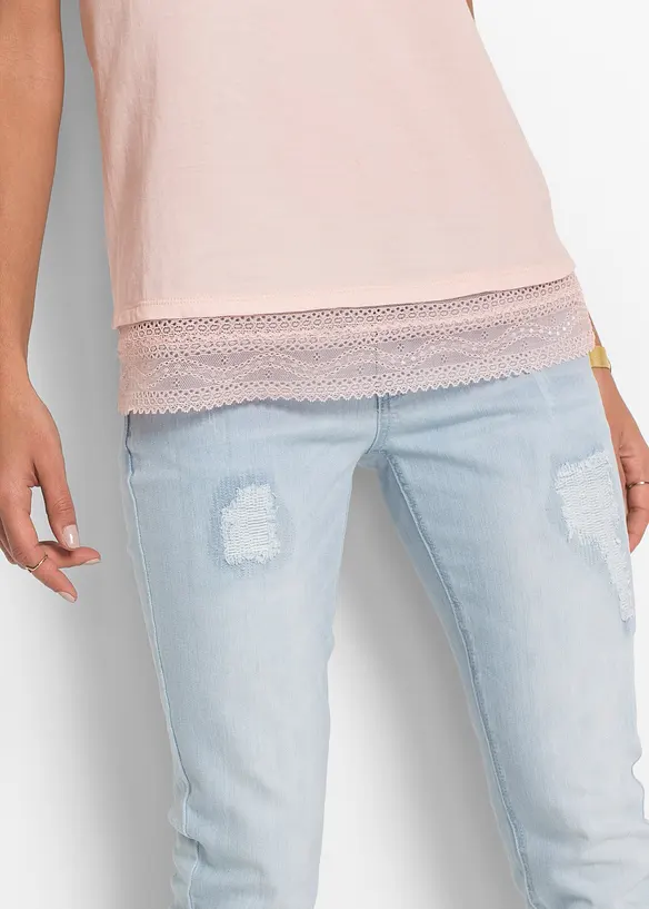 Boxy topp i bomull, bonprix