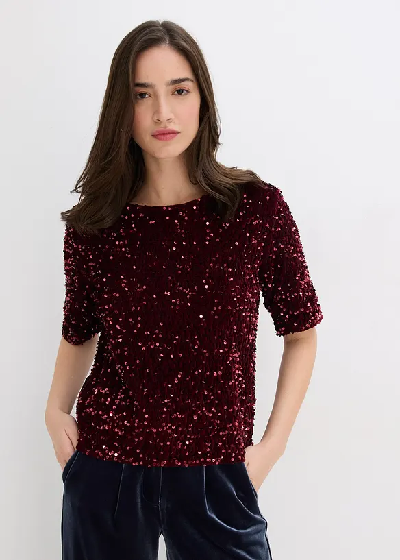 Paljett-topp, bonprix