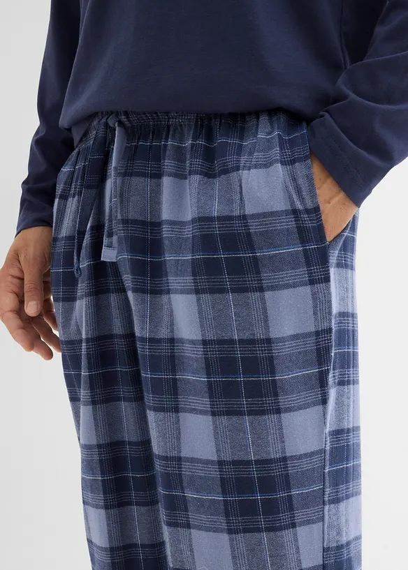Pyjamas i myk, 100% bomull, bonprix