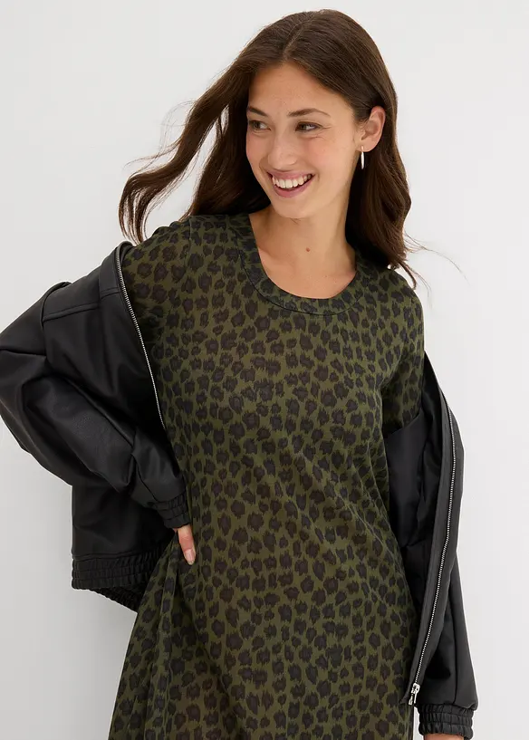 Trikot midikjole, bonprix
