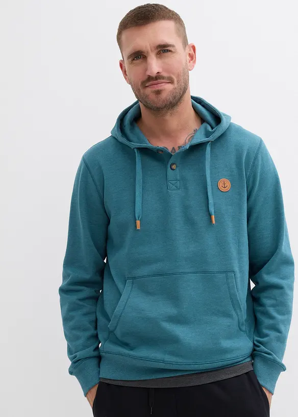 Sweatshirt med hette og myk børstet innside, bonprix