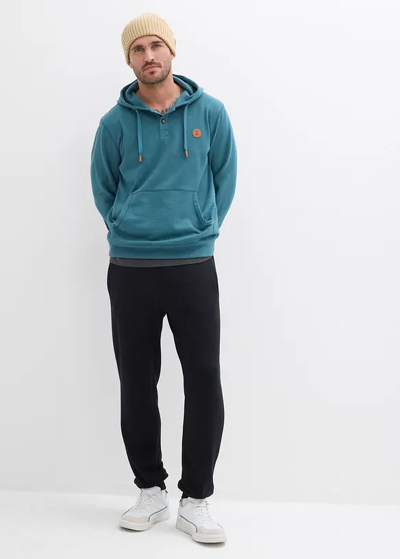 Sweatshirt med hette og myk børstet innside, bonprix