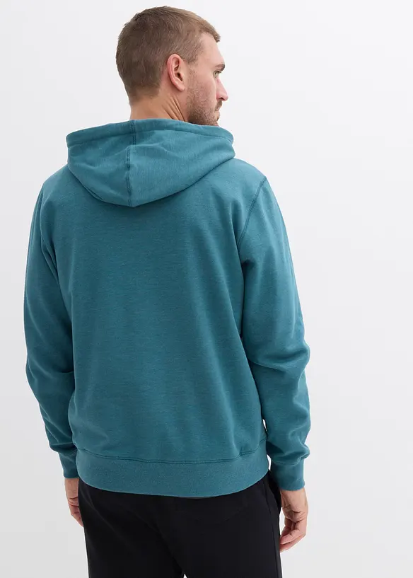 Sweatshirt med hette og myk børstet innside, bonprix