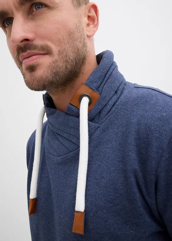 Sweatshirt med sjalskrage, bonprix
