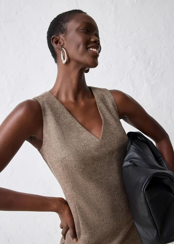 Etuikjole med ull, bonprix