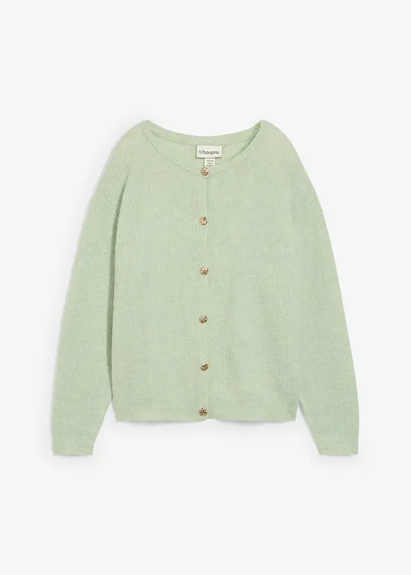 Cardigan i varmende alpakkaull-miks, bonprix