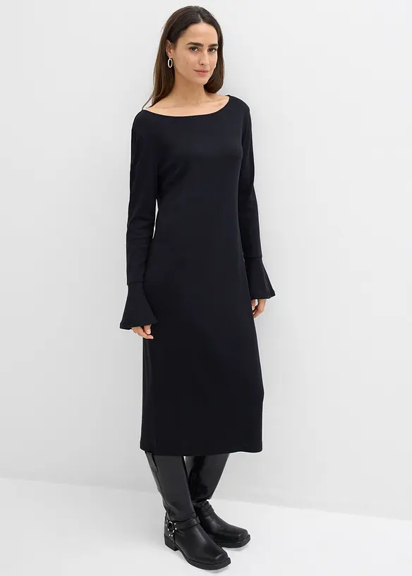 Trikotkjole i 100% bomull, bonprix