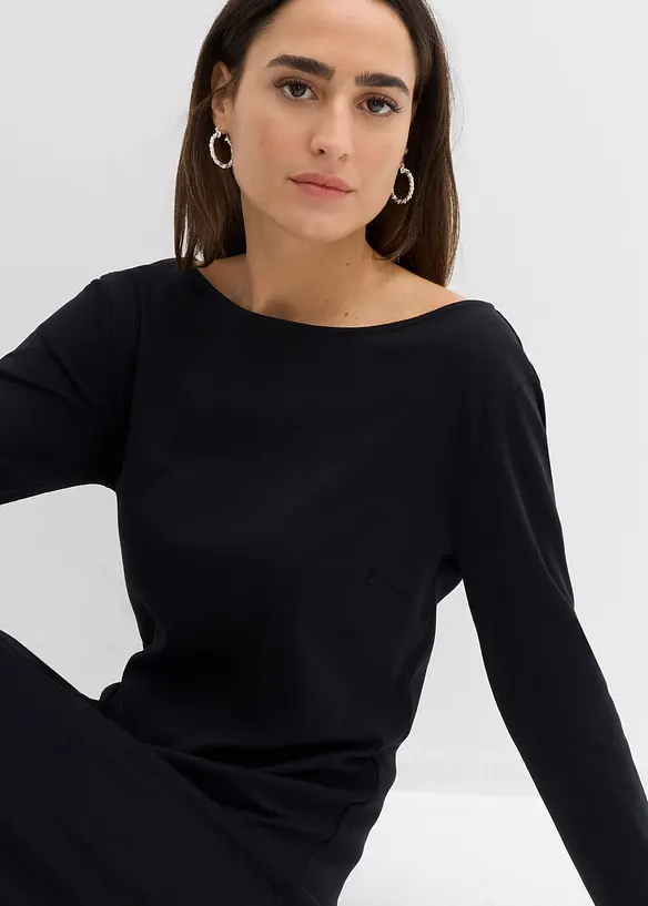 Trikotkjole i 100% bomull, bonprix