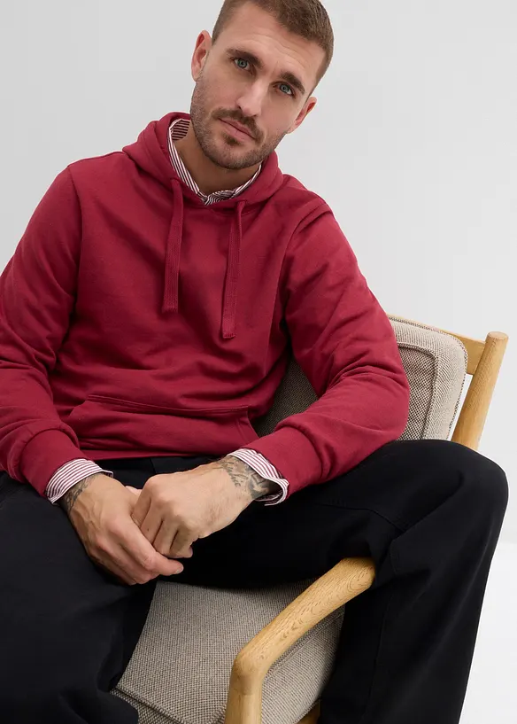 Relaxed Fit-twillbukse med komfortlinning, Straight, bonprix