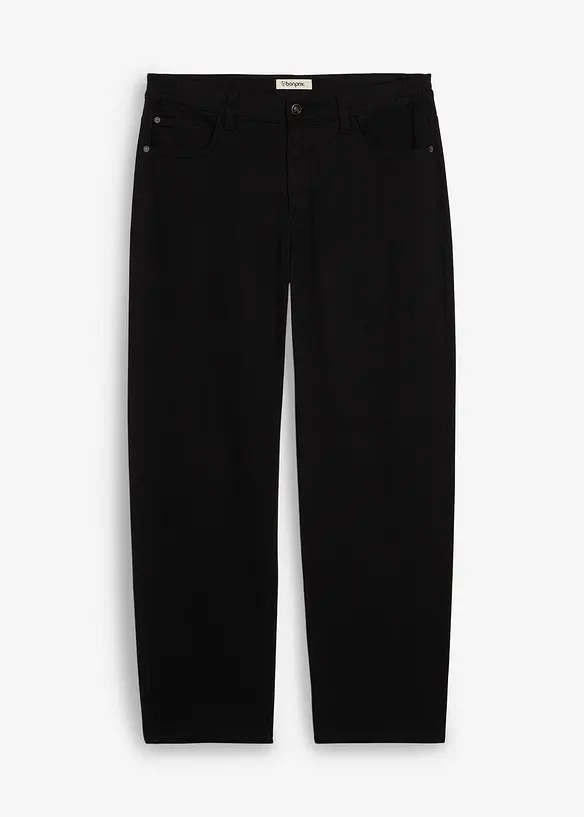 Relaxed Fit-twillbukse med komfortlinning, Straight, bonprix