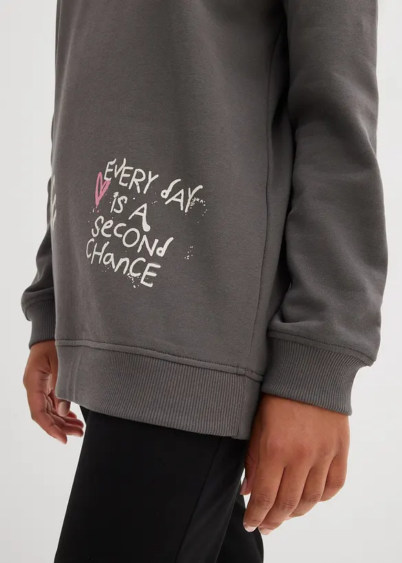 Sweatshirt i 100% økologisk bomull, bonprix