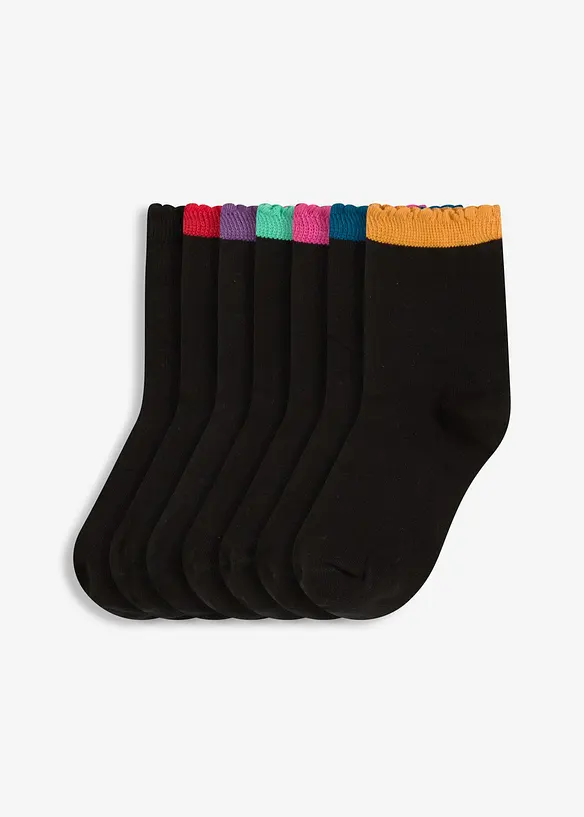 Sokker med økologisk bomull (7-pack), bonprix