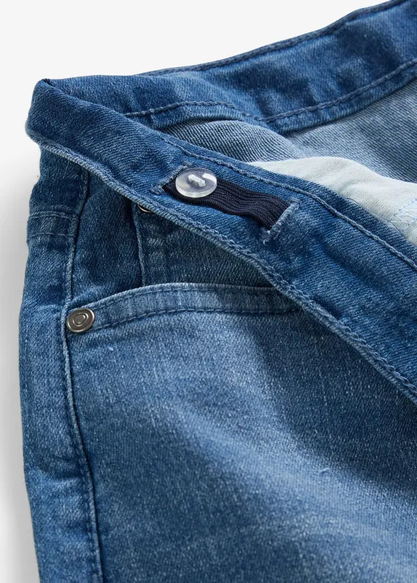 Loose Fit-jeans med regulerbar linning, Straight, bonprix