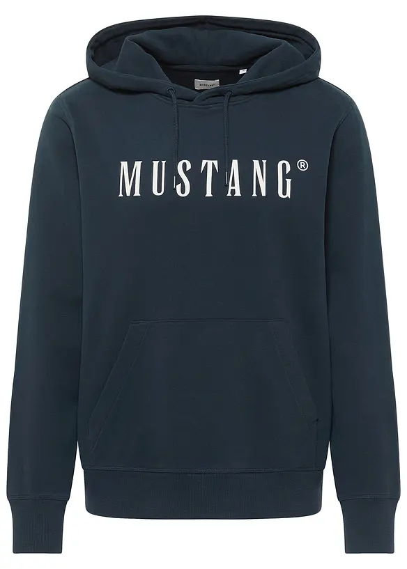 Hettegenser "Bronson" i 100% økologisk bomull fra Mustang, Mustang Jeans