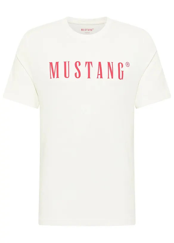 T-skjorte "Austin" i 100% bomull fra Mustang, Mustang Jeans