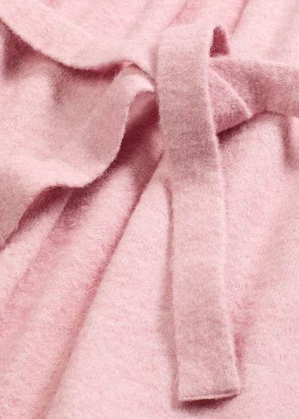 Strikkejakke i lodden, fluffy strikk, bonprix