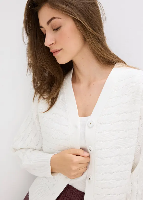 Oversized strikkejakke, bonprix